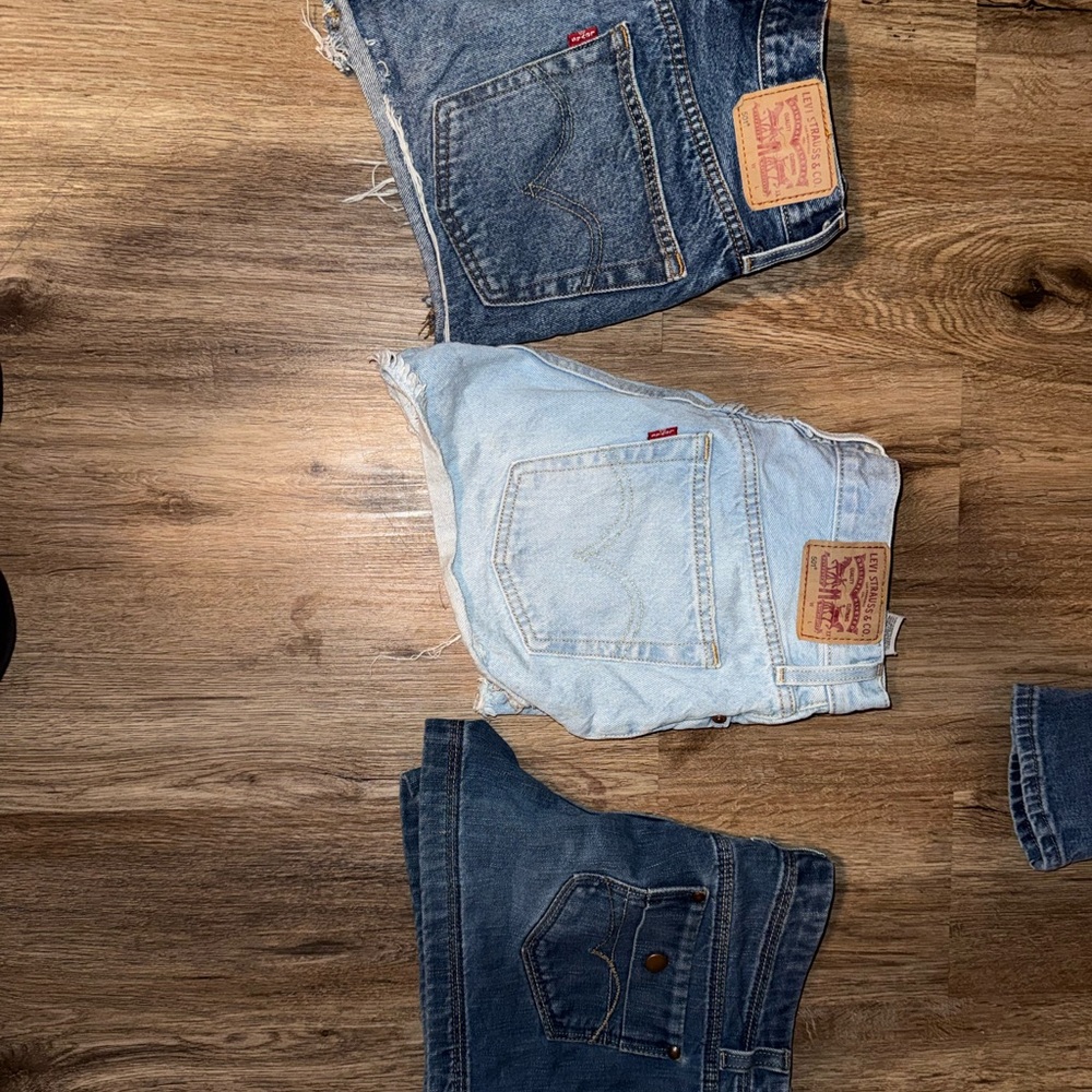 Levi's Blue Denim Shorts Collection
